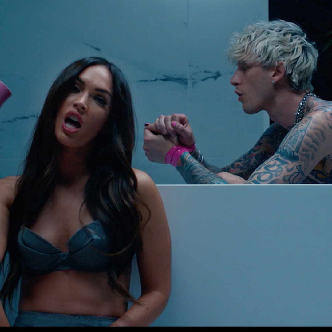 Watch Megan Fox Machine Gun Kelly Get Flirty In New Music Video E Online